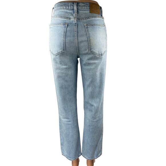 Aritzia Denim Forum The Arlo Womens Blue High Rise Straight Denim Jeans Pants 26 - Picture 3 of 6